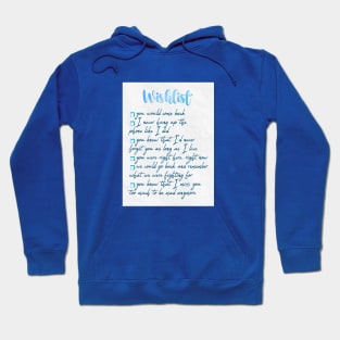 I wish you would (taylors version) Hoodie